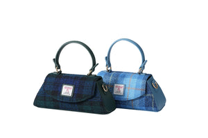 Raebury Harris Tweed Top Handle Crossbody  Bag