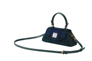 Raebury Harris Tweed Top Handle Crossbody  Bag