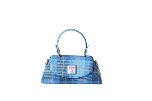 Raebury Harris Tweed Top Handle Crossbody  Bag