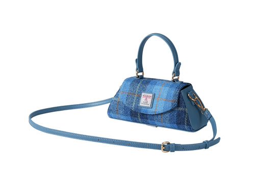 Raebury Harris Tweed Top Handle Crossbody  Bag