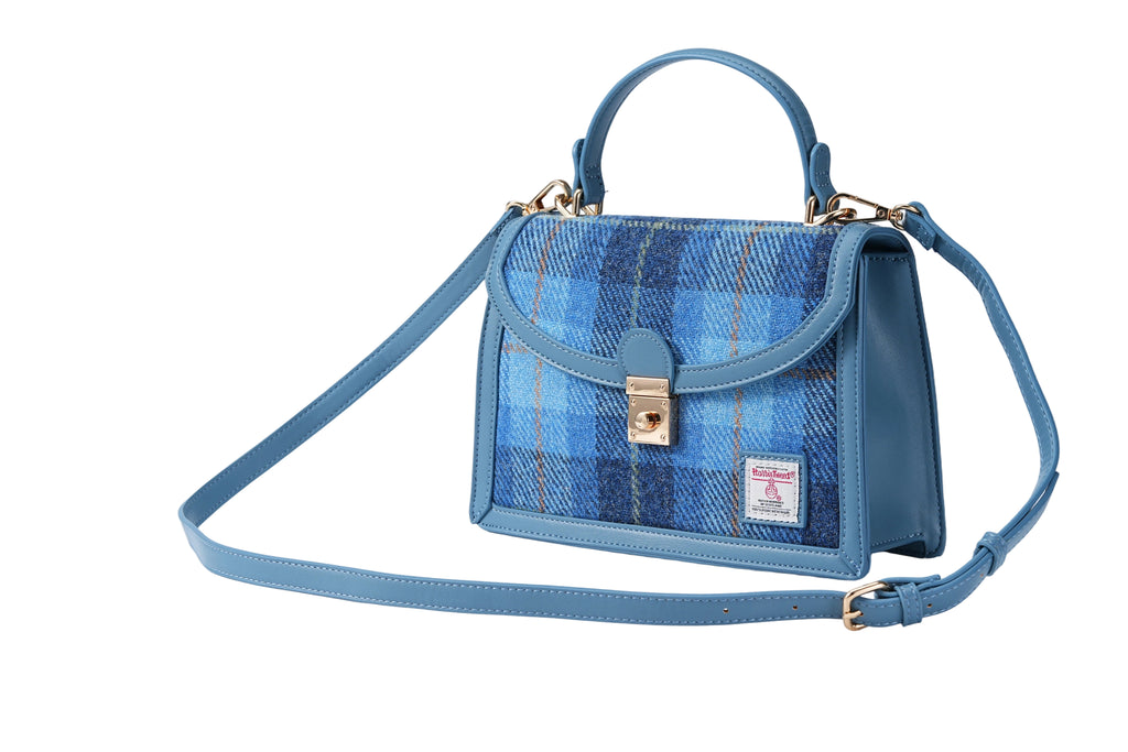 Raebury Harris Tweed Top Handle Satchel