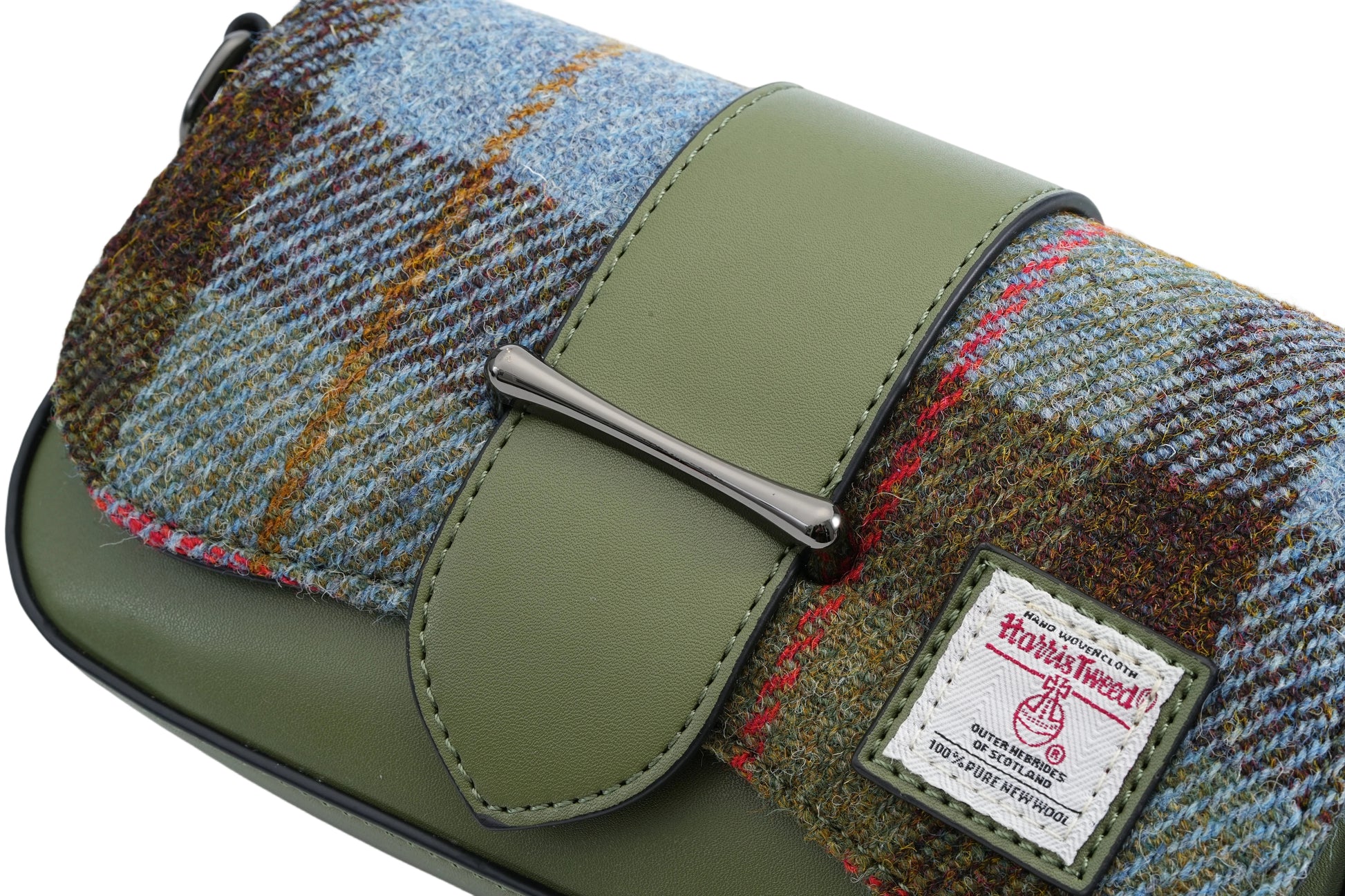 Raebury Harris Tweed Clutch Crossbody Bag
