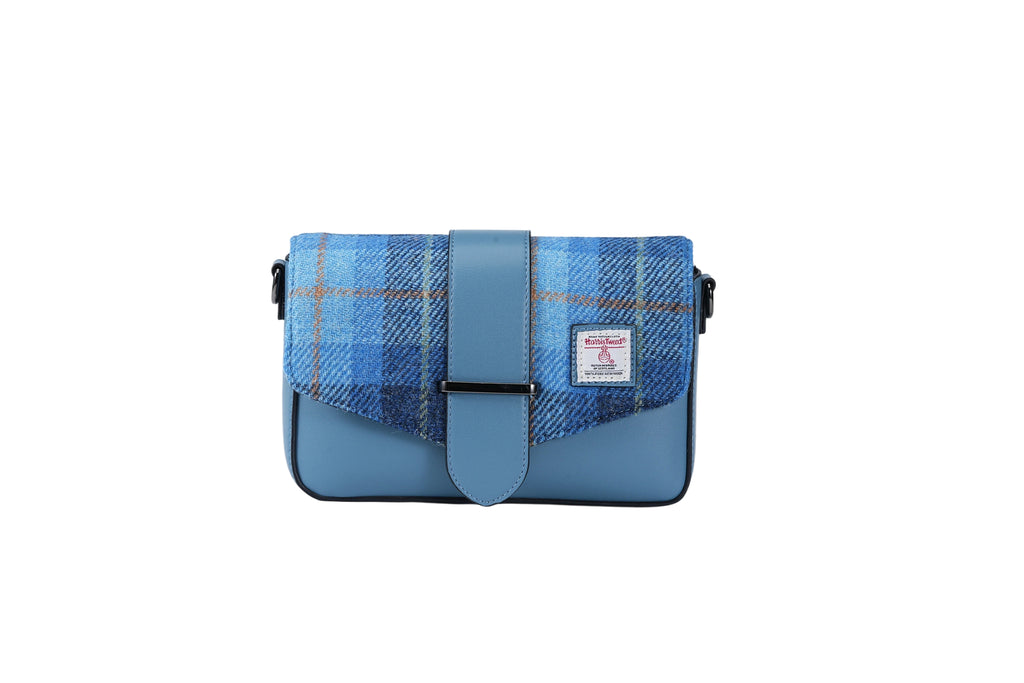 Raebury Harris Tweed Flap Crossbody Bag