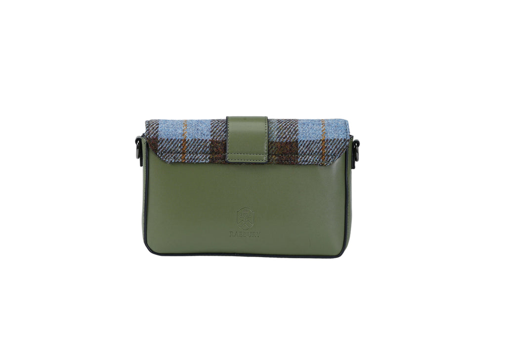 Raebury Harris Tweed Flap Crossbody Bag
