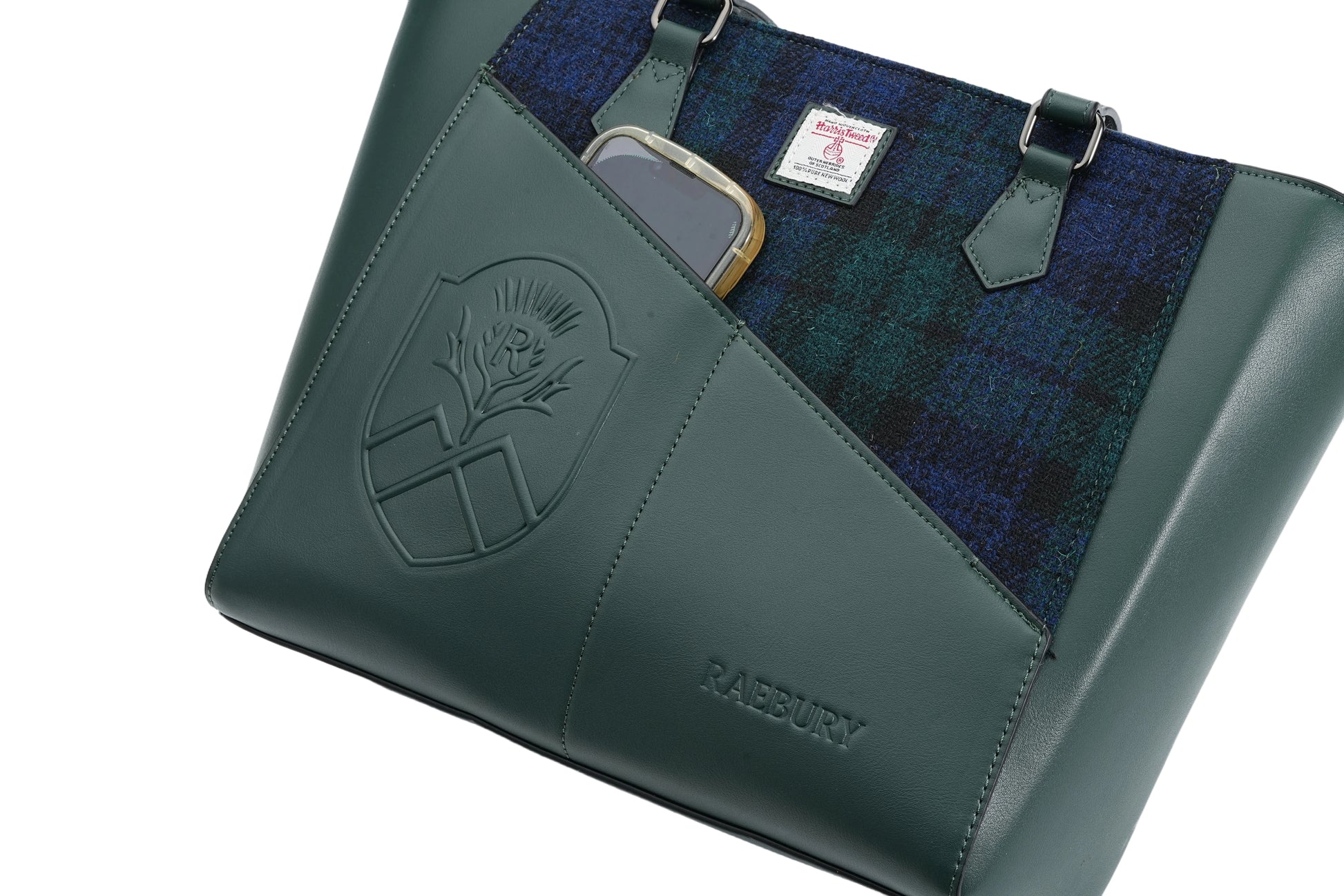 Raebury Harris Tweed Laptop  Tote Bag