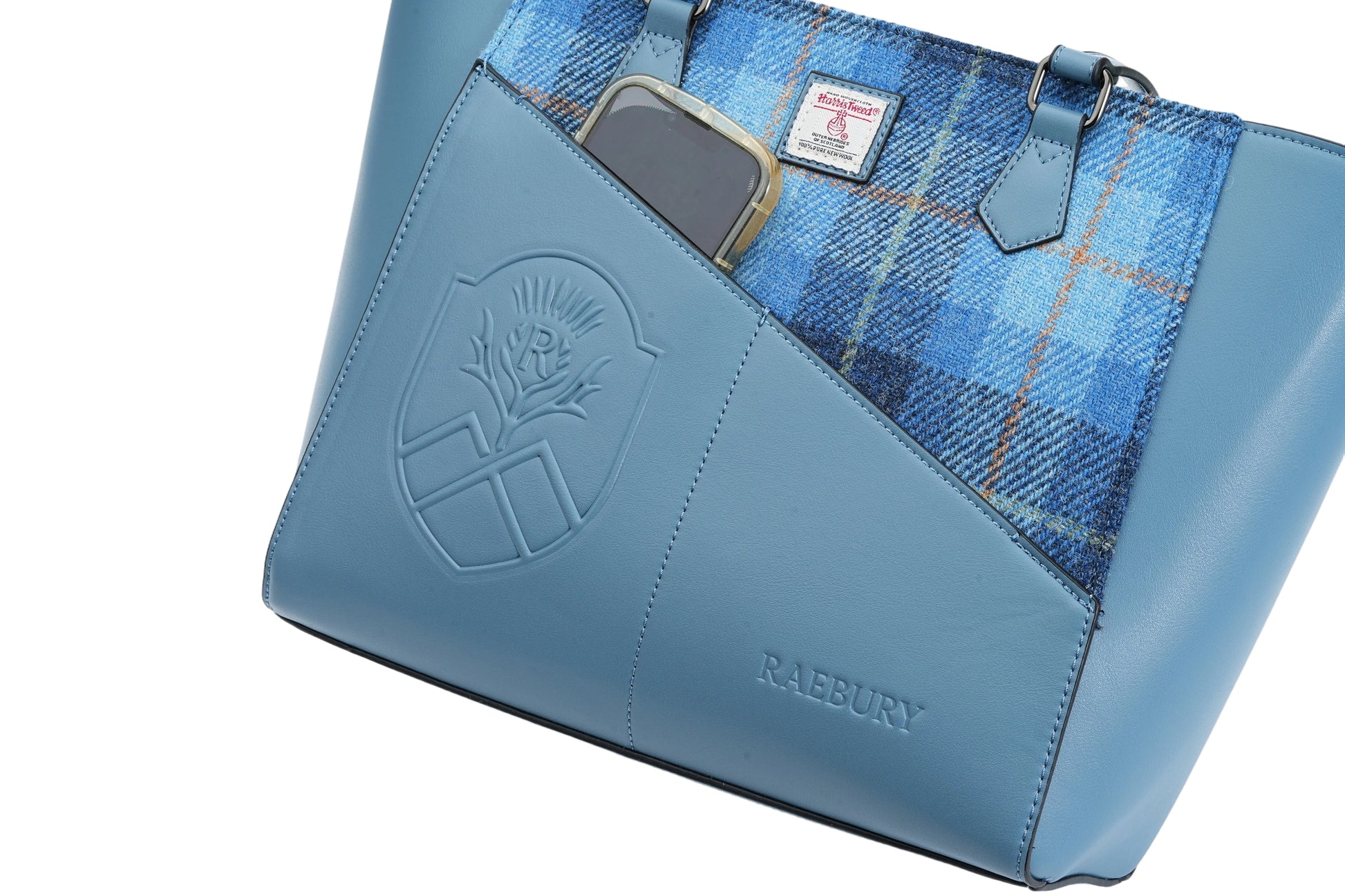 Raebury Harris Tweed Laptop  Tote Bag