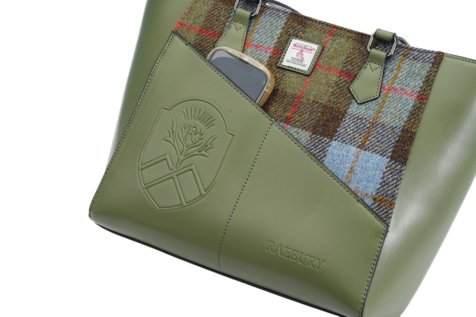 Raebury Harris Tweed Laptop  Tote Bag