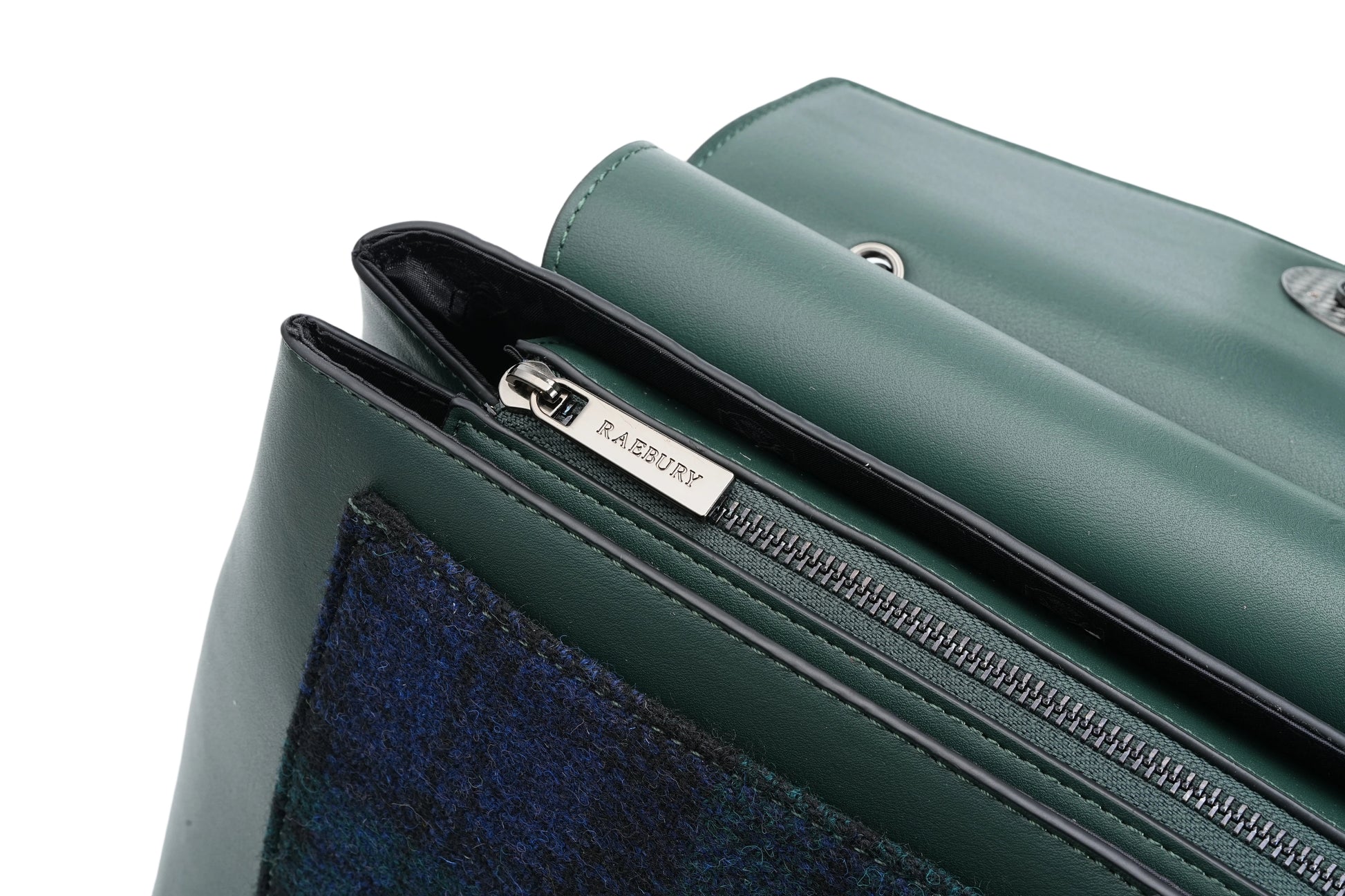 Raebury Harris Tweed Top Handle Satchel bag