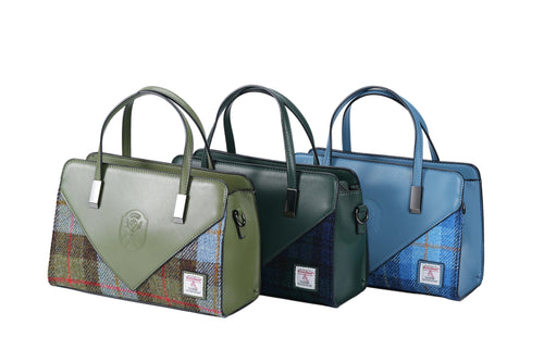 Raebury Harris Tweed  Small Satchel Grab bag