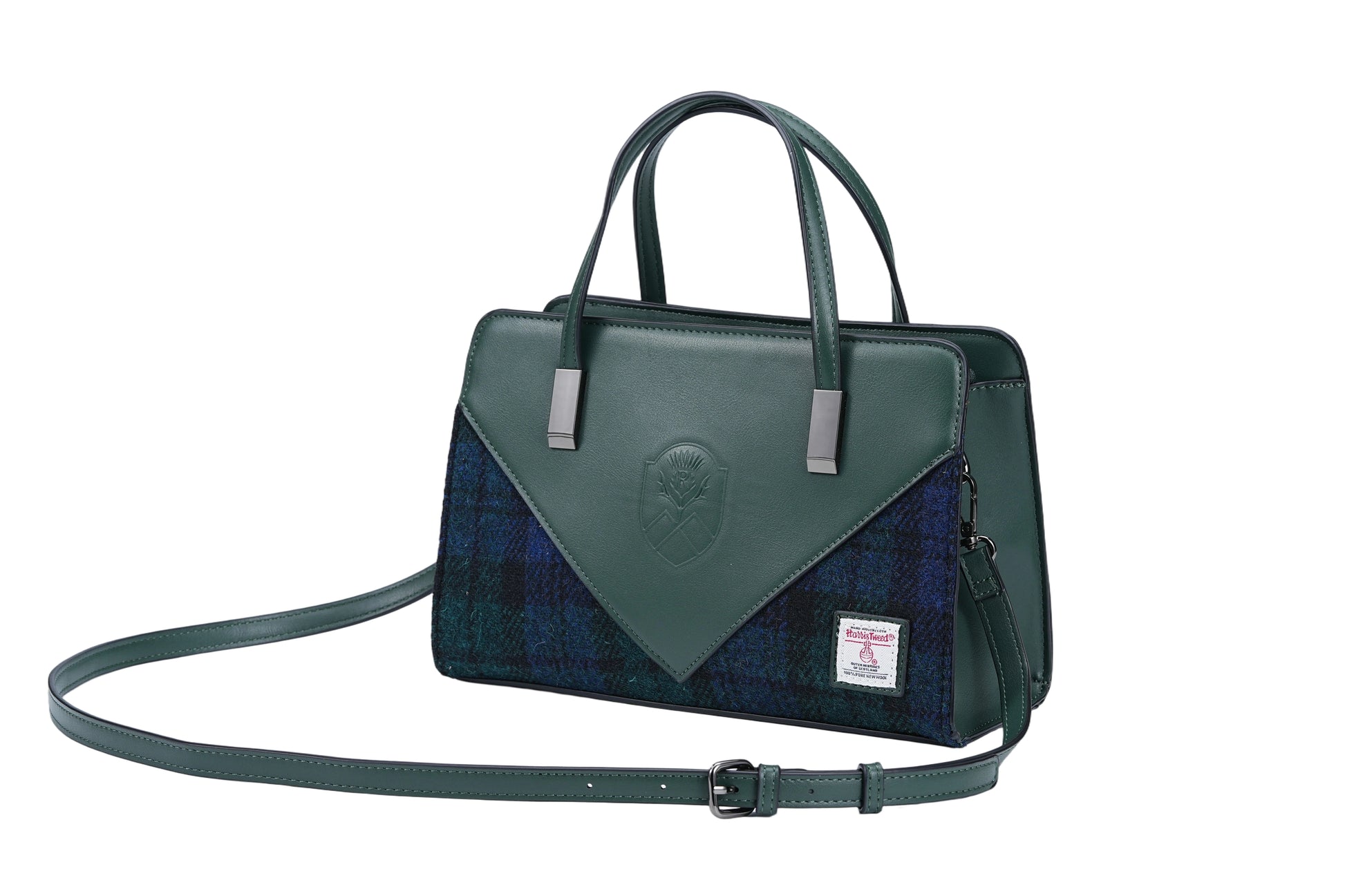 Raebury Harris Tweed  Small Satchel Grab bag