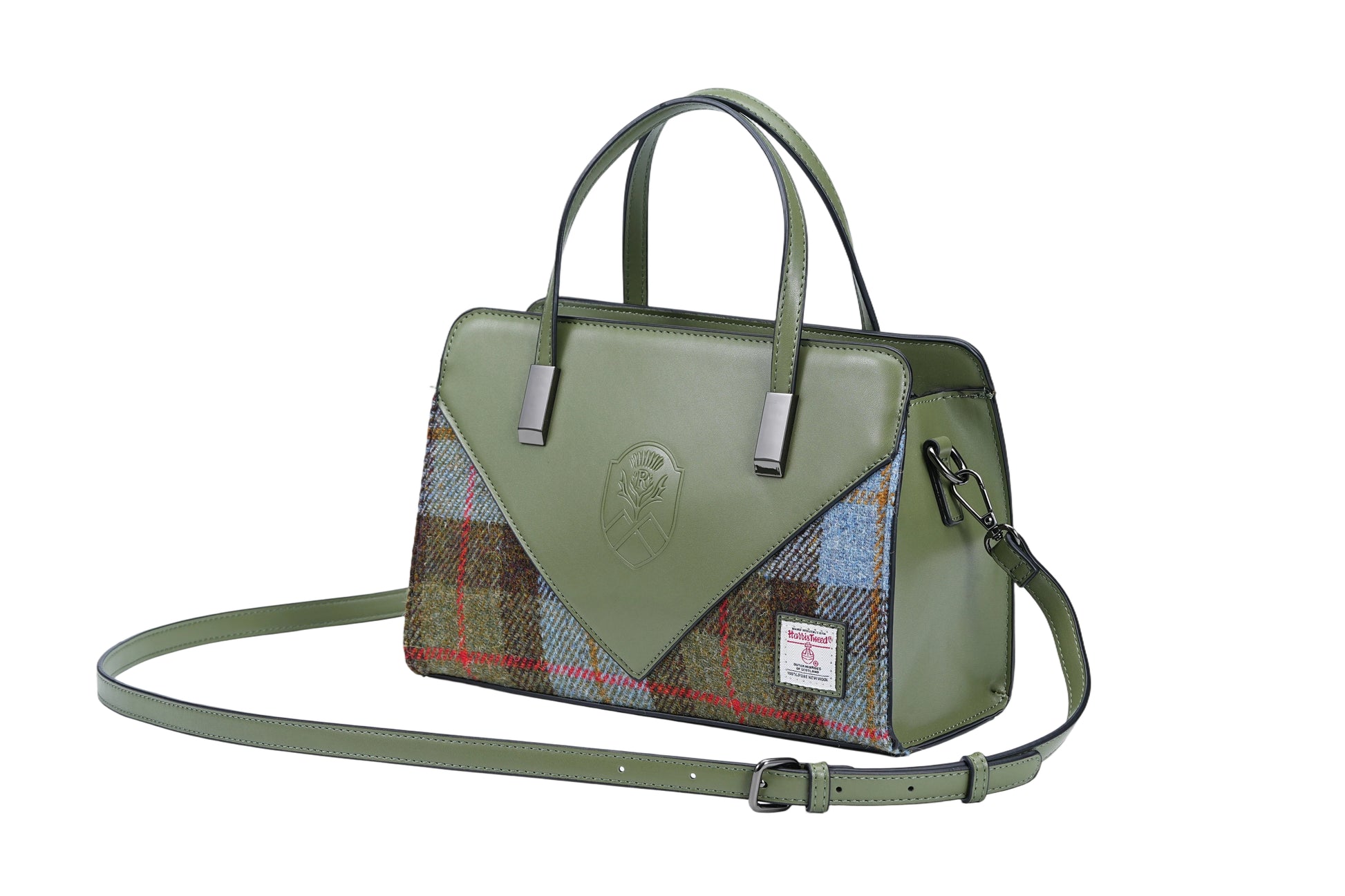 Raebury Harris Tweed  Small Satchel Grab bag