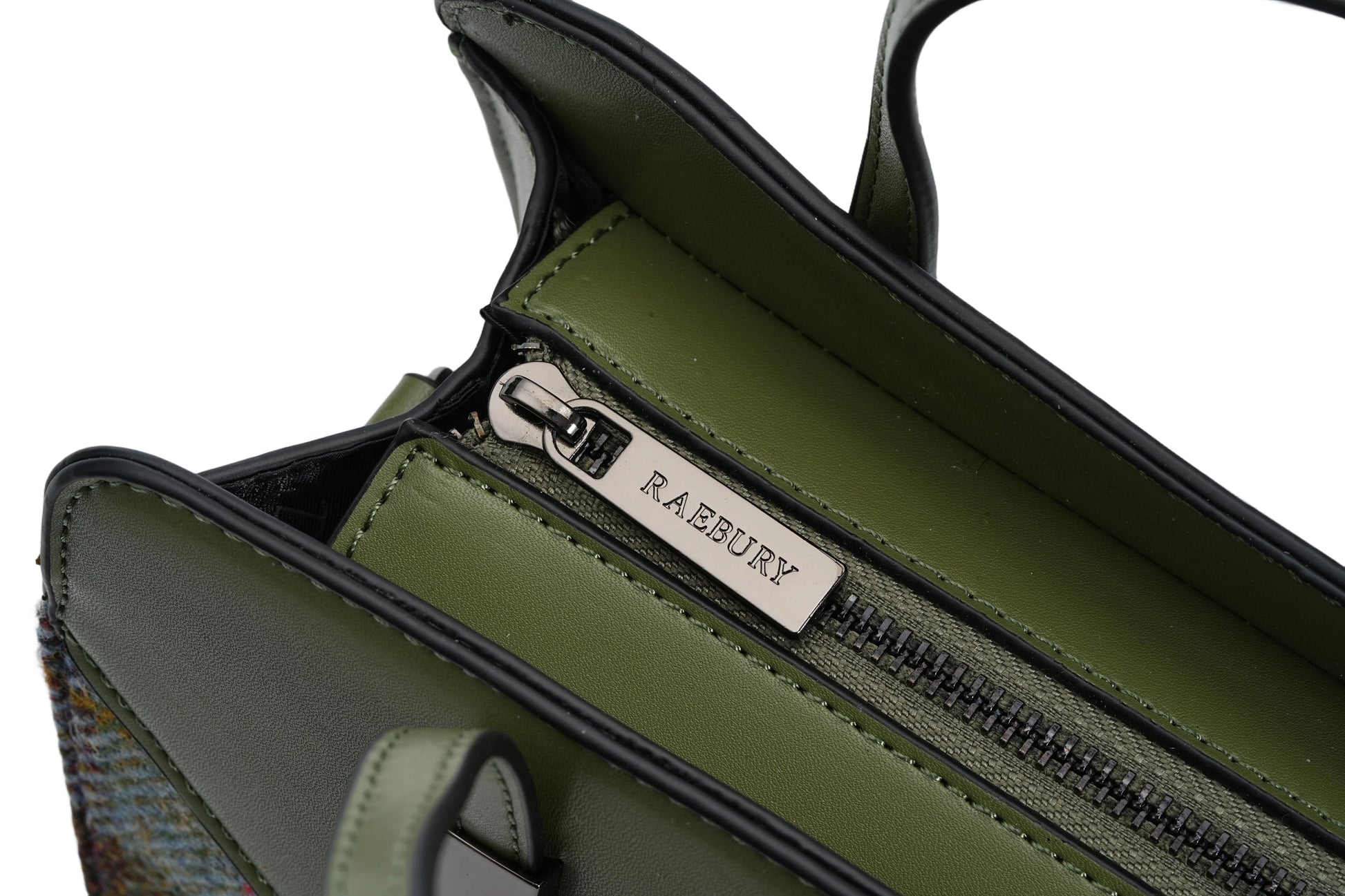 Raebury Harris Tweed  Small Satchel Grab bag