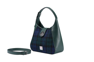 Raebury Harris Tweed Hobo Shoulder  Bag