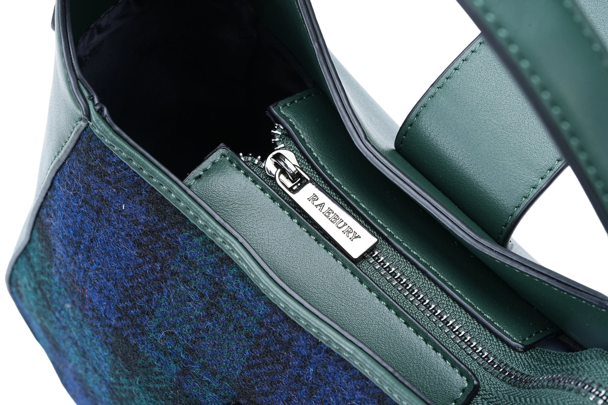 Raebury Harris Tweed Hobo Shoulder  Bag