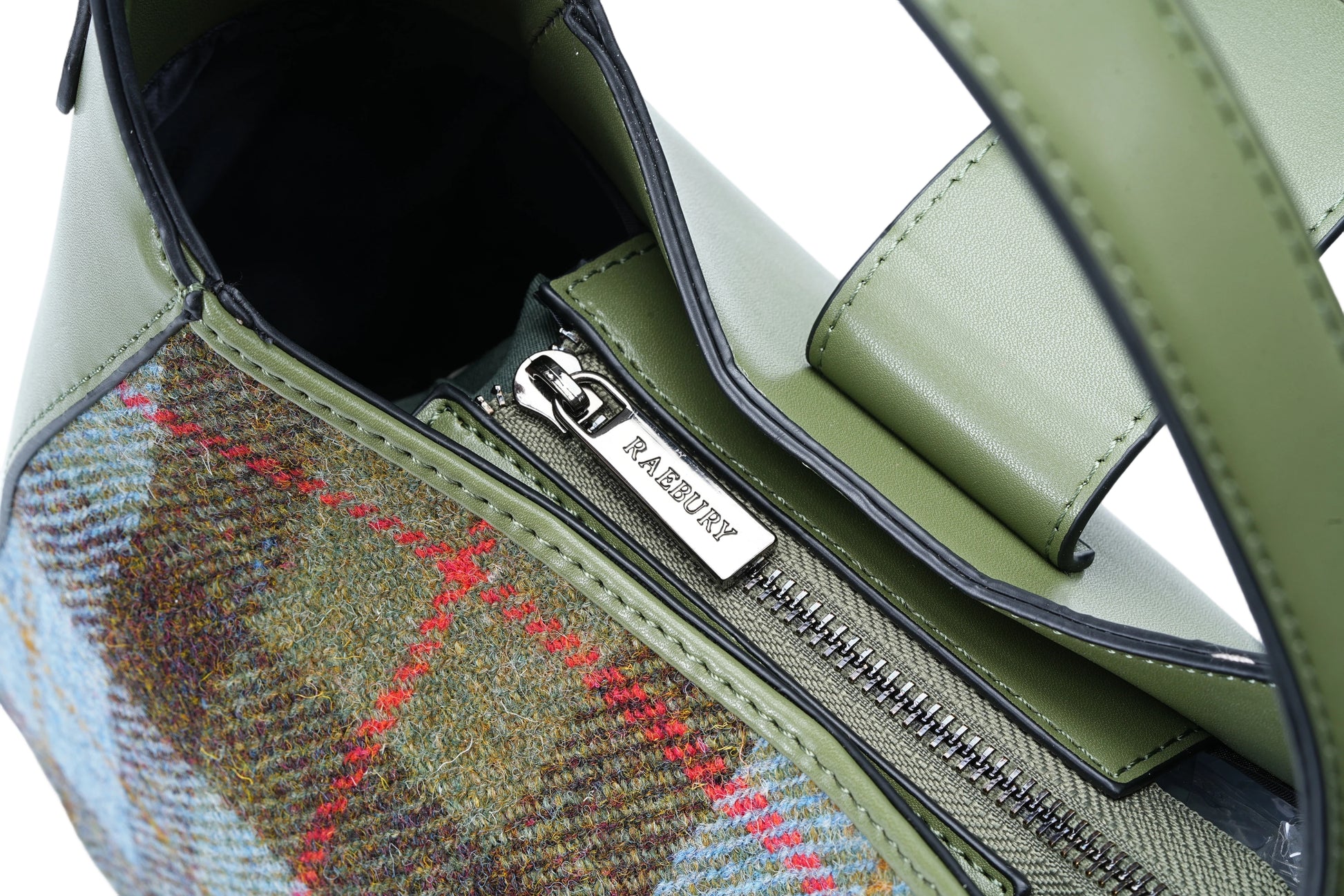 Raebury Harris Tweed Hobo Shoulder  Bag