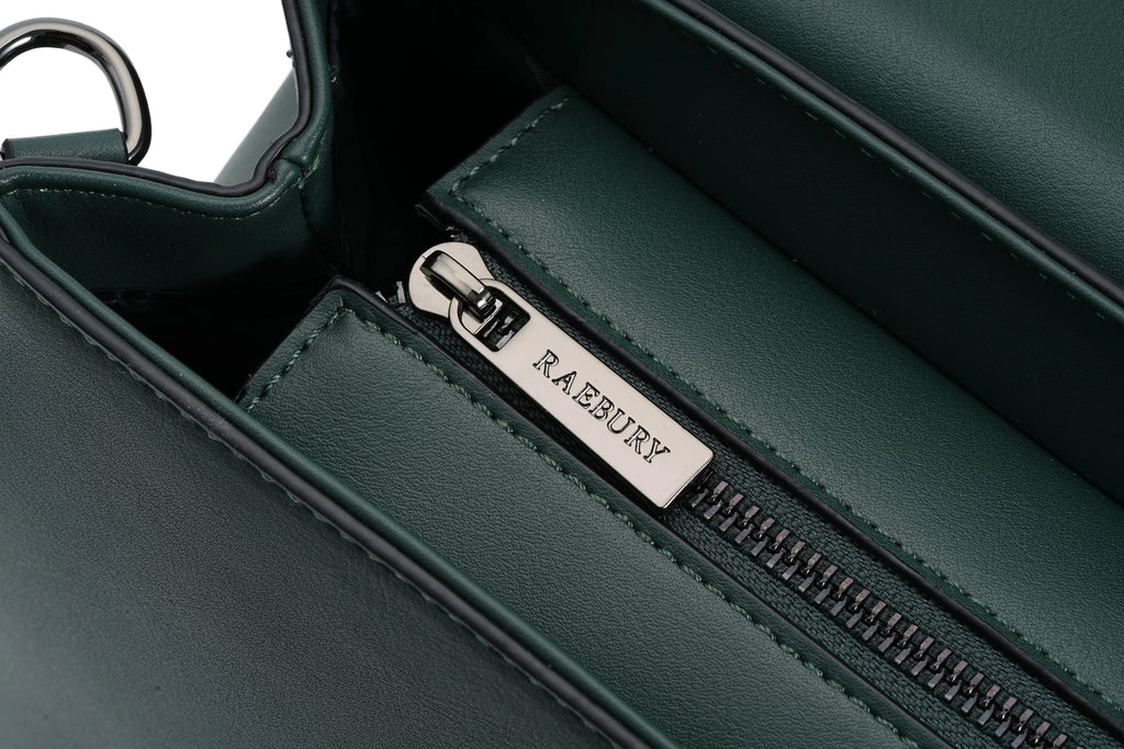 Raebury Harris Tweed Double-buckle Trapeze Satchel Bag