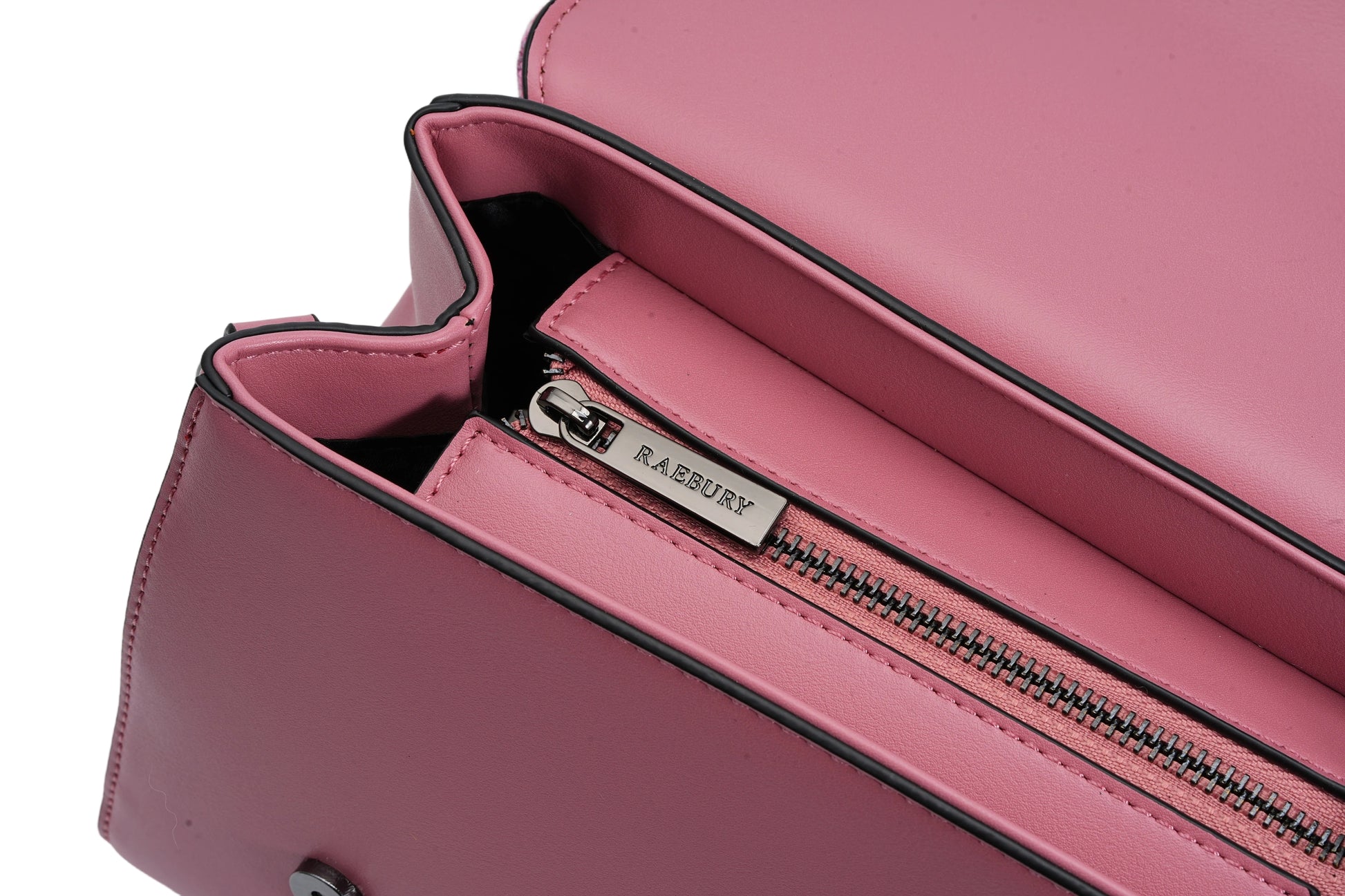 Raebury Harris Tweed Double-buckle Trapeze Satchel Bag