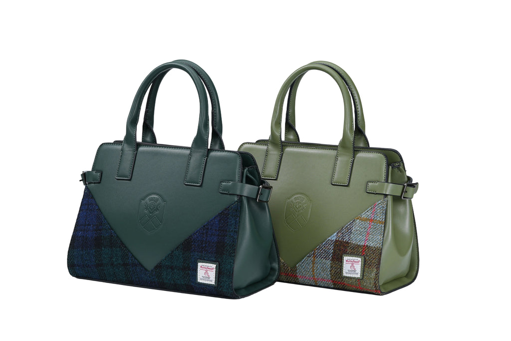 Raebury Harris Tweed  Medium Satchel Grab bag