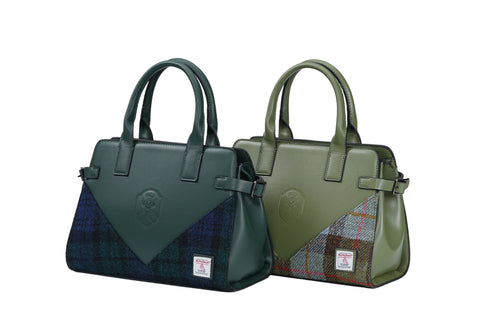 Raebury Harris Tweed  Medium Satchel Grab bag