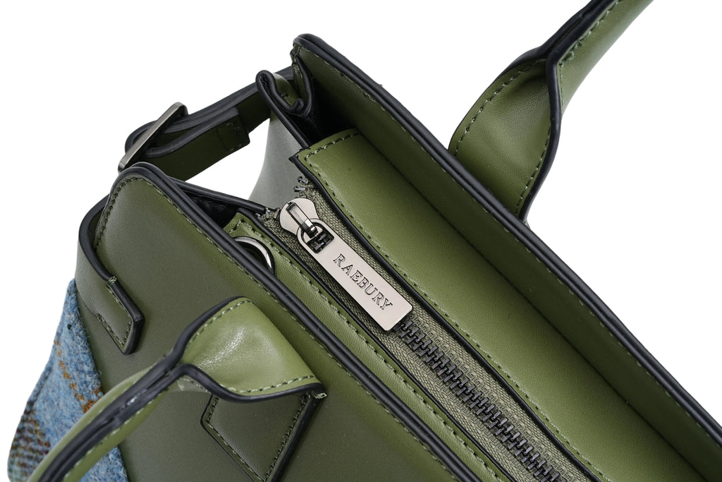 Raebury Harris Tweed  Medium Satchel Grab bag