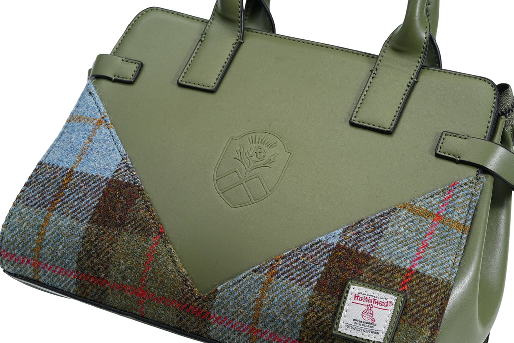 Raebury Harris Tweed  Medium Satchel Grab bag