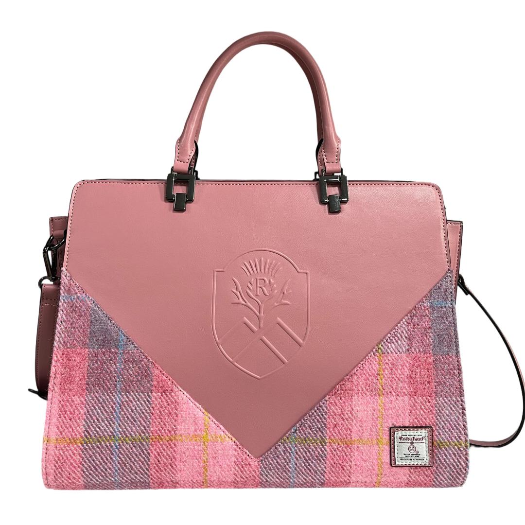Raebury Harris Tweed Laptop Work Satchel bag