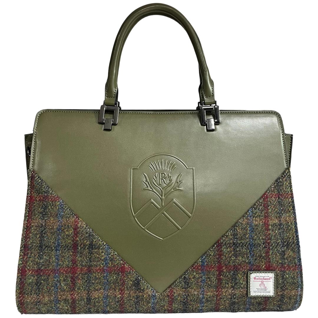 Raebury Harris Tweed Laptop Work Satchel bag