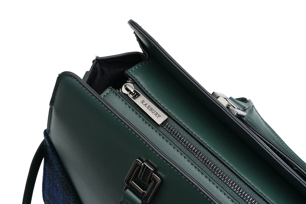 Raebury Harris Tweed Laptop Work Satchel bag