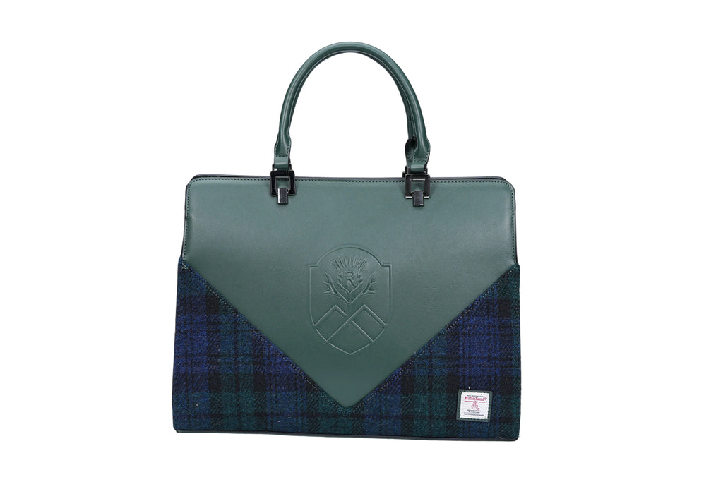 Raebury Harris Tweed Laptop Work Satchel bag