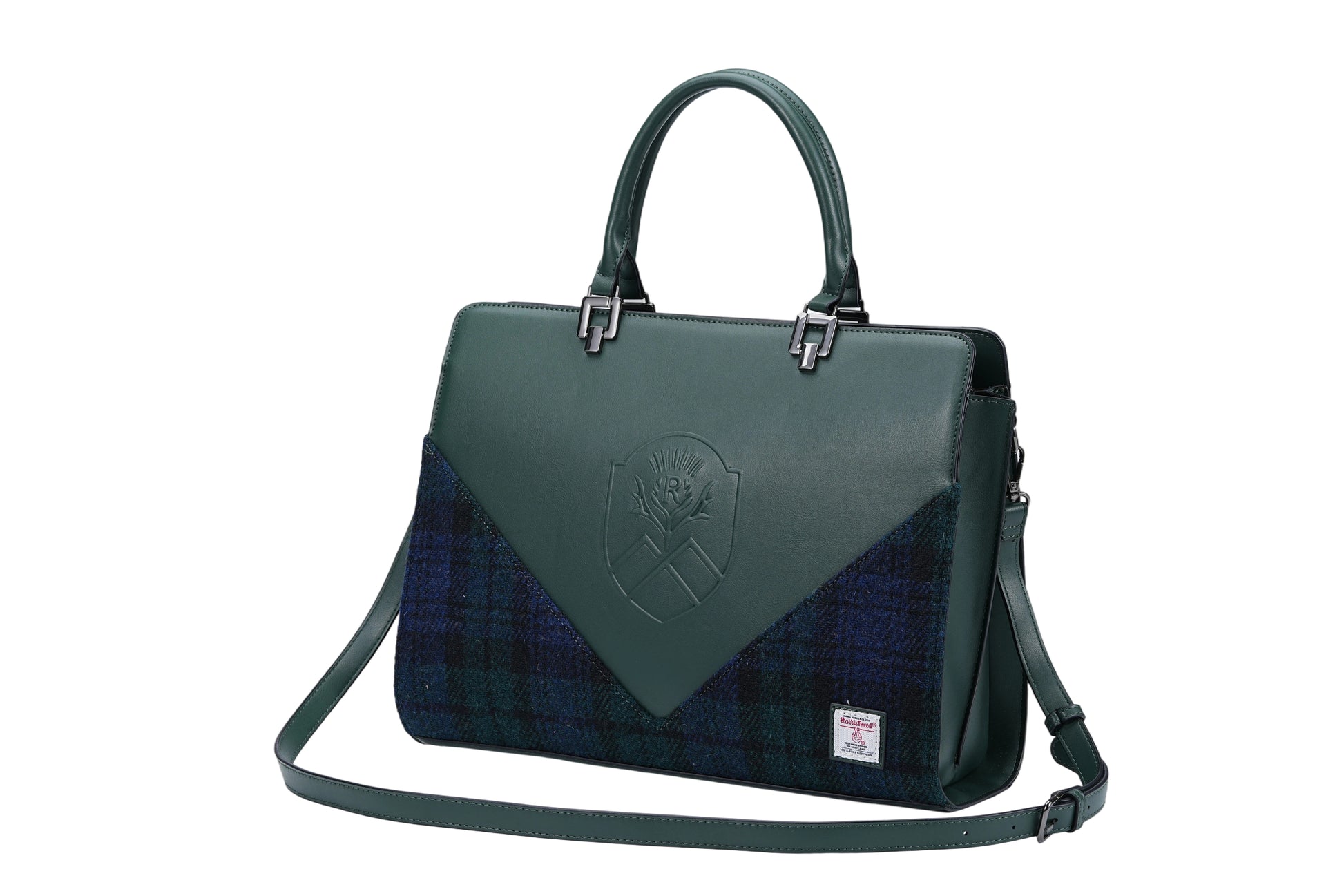Raebury Harris Tweed Laptop Work Satchel bag