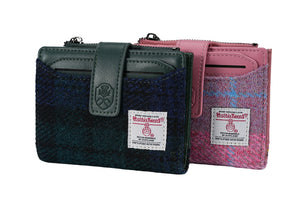 Raebury Harris Tweed Compact Wallet With ID Holder