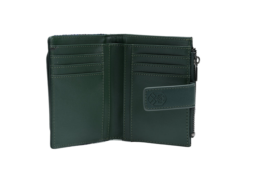 Raebury Harris Tweed Compact Wallet With ID Holder