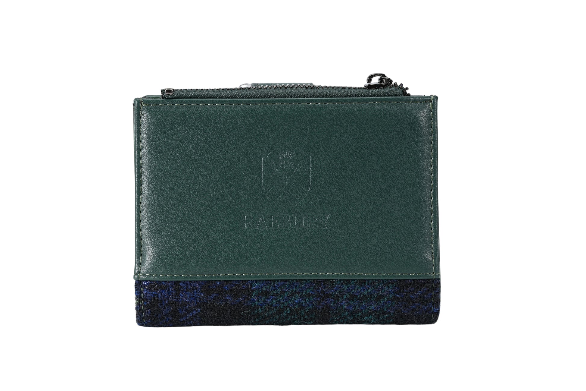 Raebury Harris Tweed Compact Wallet With ID Holder