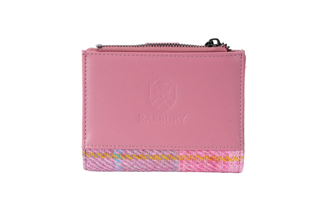 Raebury Harris Tweed Compact Wallet With ID Holder