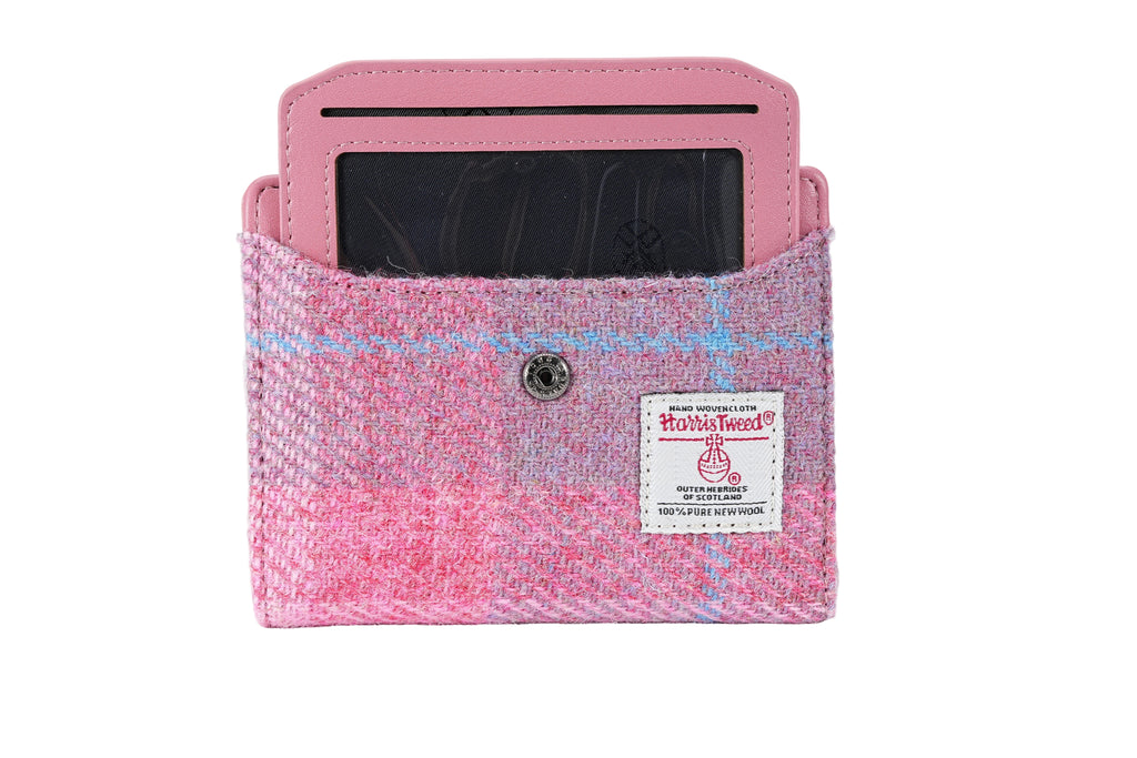 Raebury Harris Tweed Compact Wallet With ID Holder