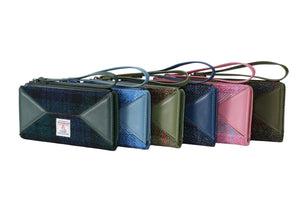 Raebury Harris Tweed Wristlet  Wallet