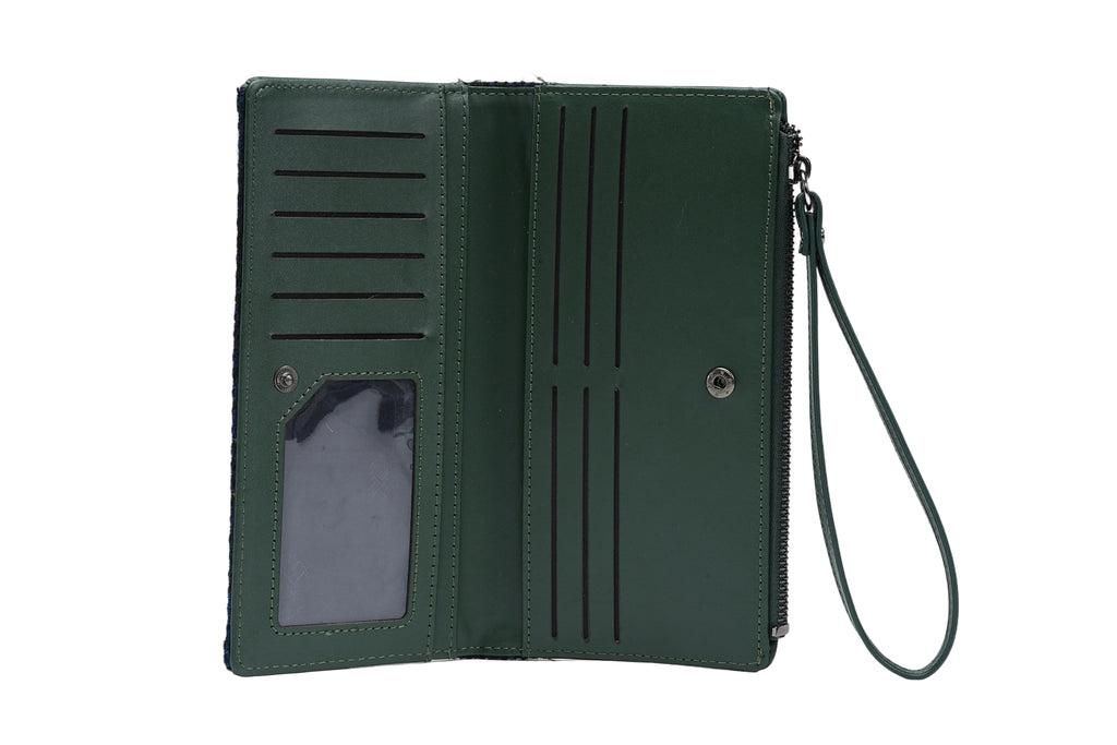 Raebury Harris Tweed Wristlet  Wallet