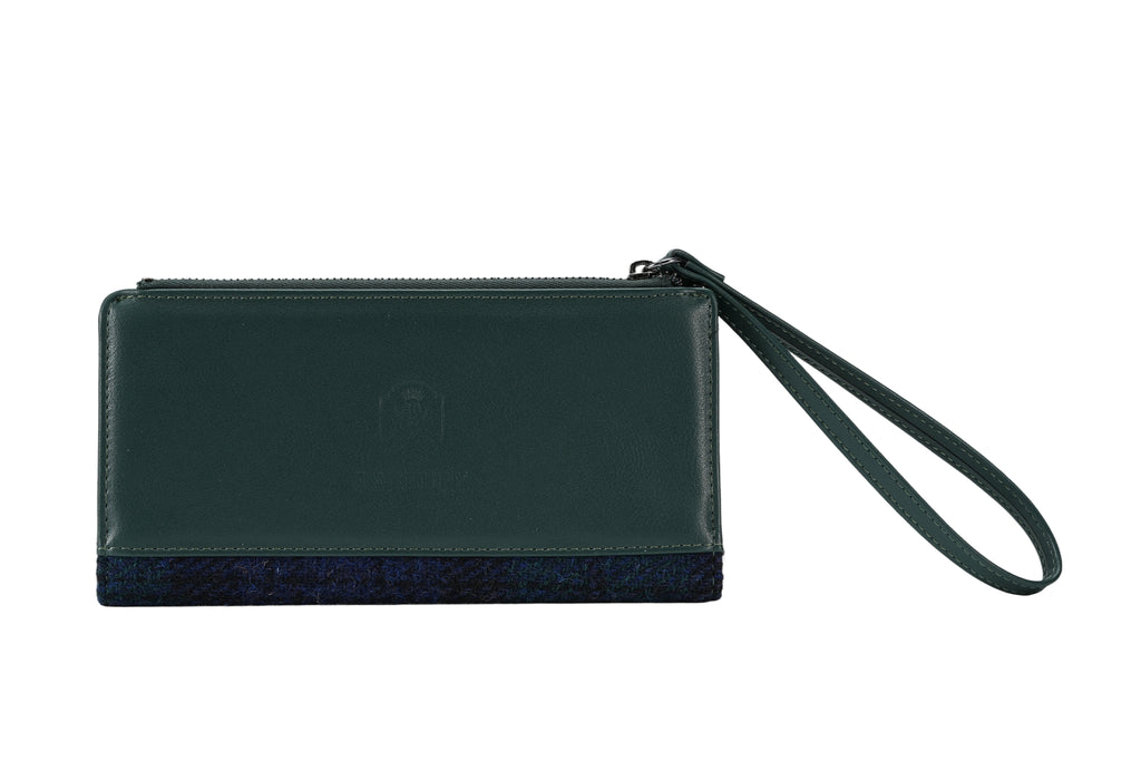 Raebury Harris Tweed Wristlet  Wallet