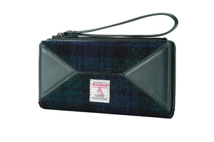 Raebury Harris Tweed Wristlet  Wallet