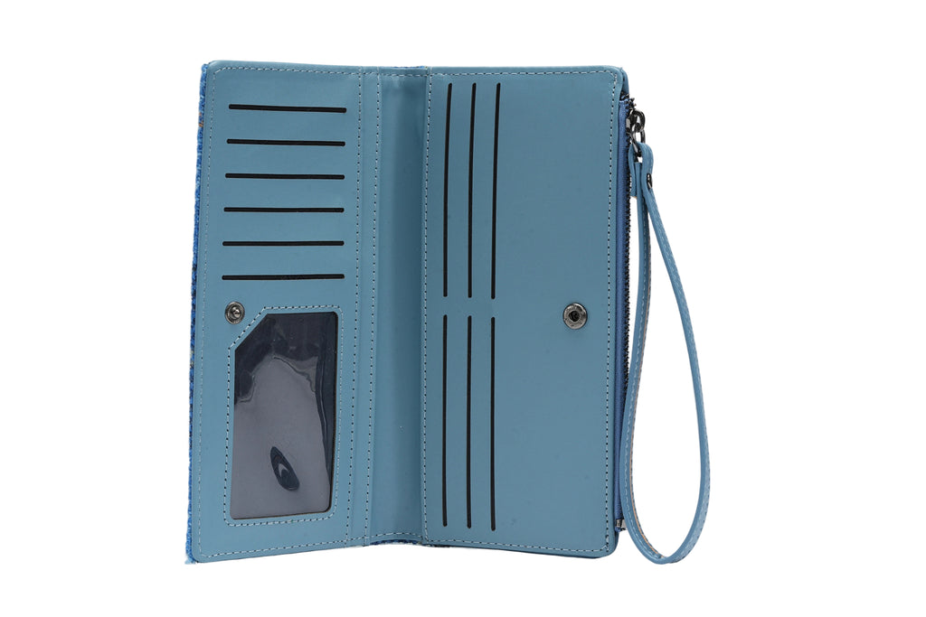 Raebury Harris Tweed Wristlet  Wallet