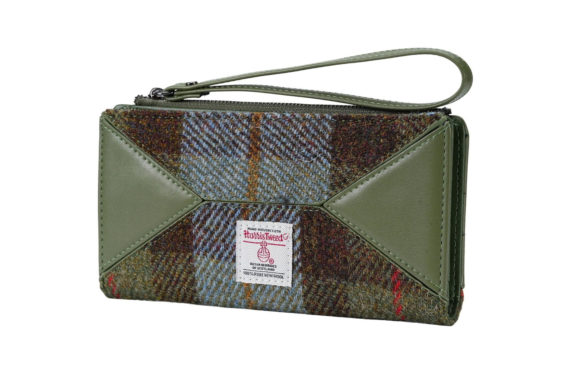 Raebury Harris Tweed Wristlet  Wallet