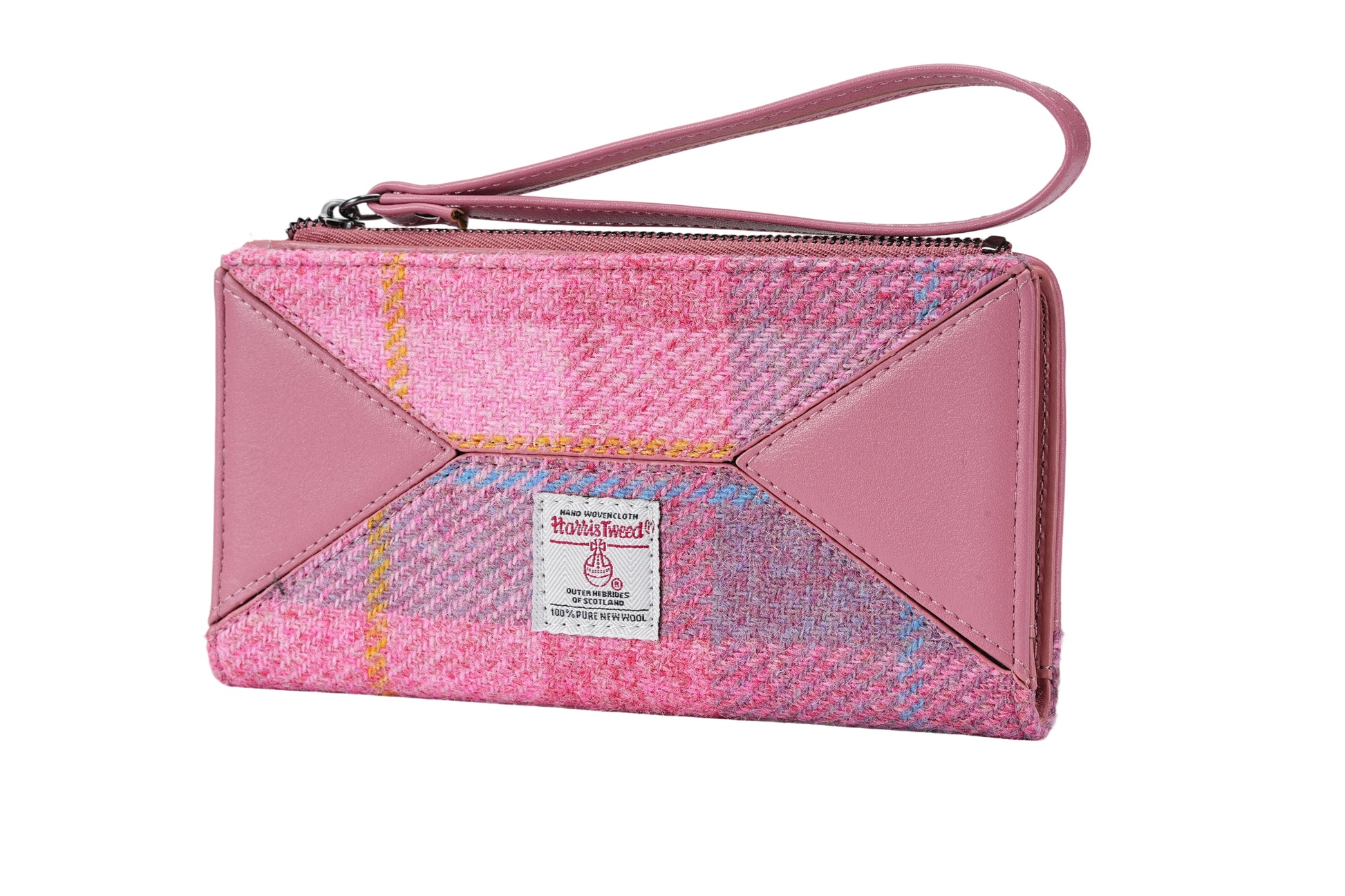 Raebury Harris Tweed Wristlet  Wallet