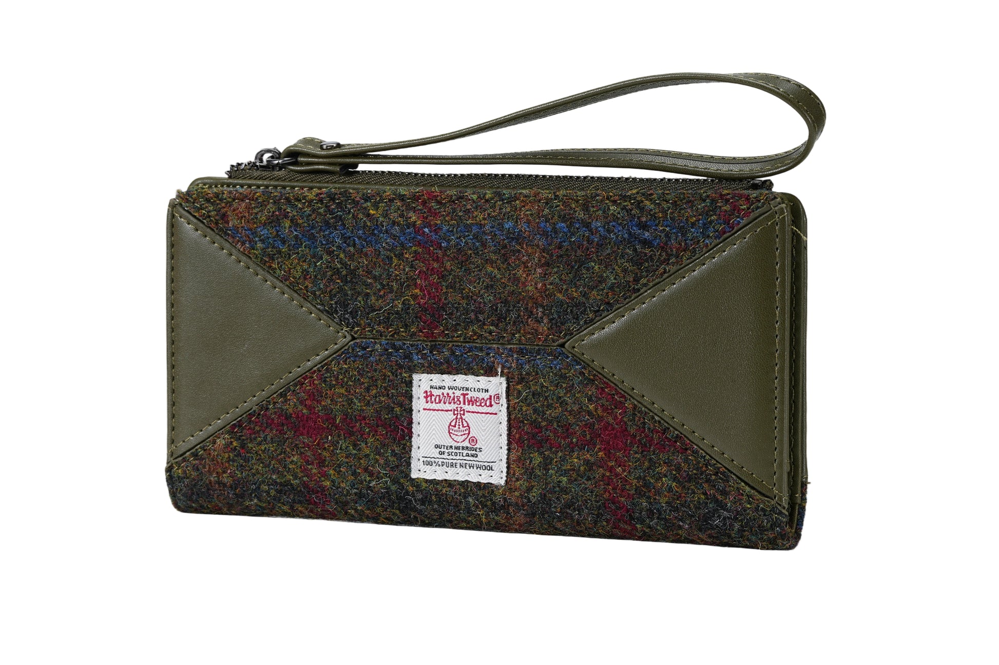 Raebury Harris Tweed Wristlet  Wallet