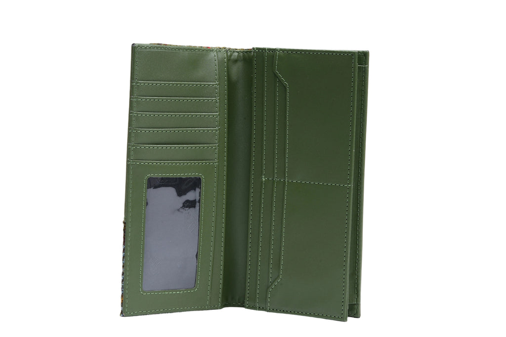Raebury Harris Tweed Long Wallet