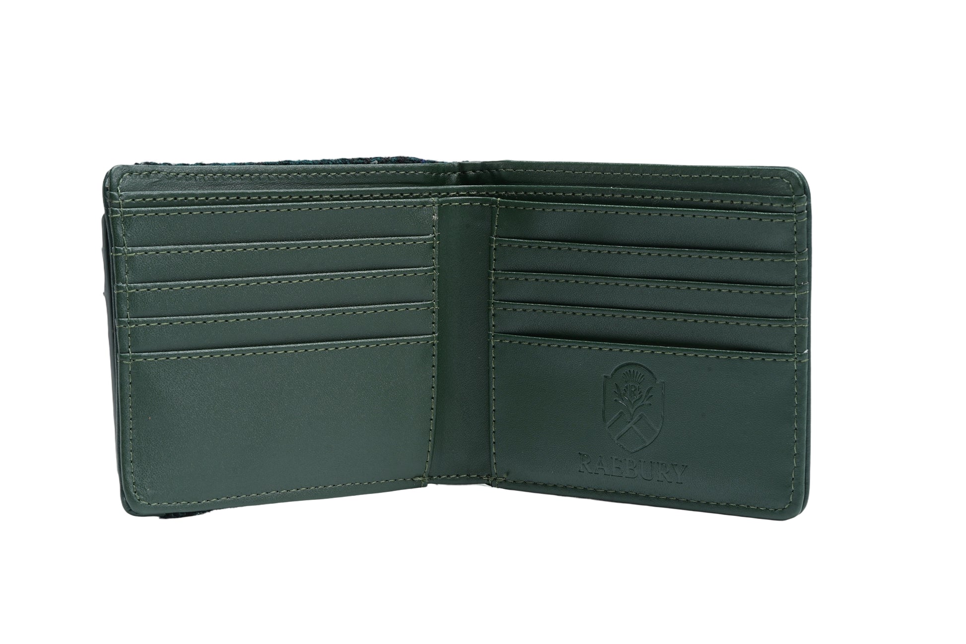 Raebury Harris Tweed Bifold Wallet With ID Holder