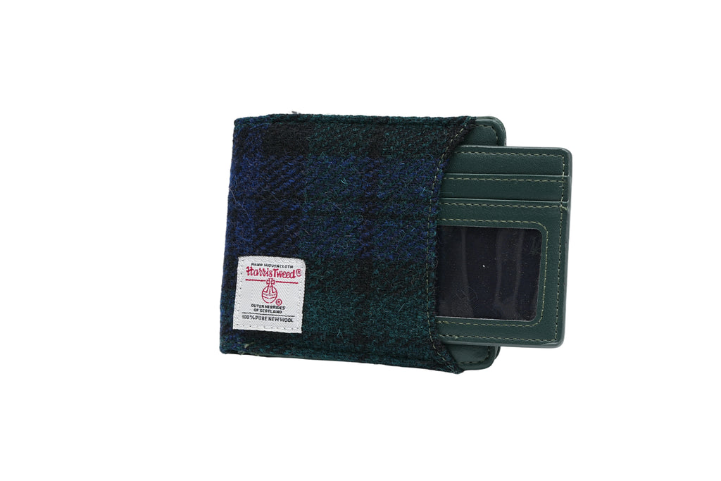 Raebury Harris Tweed Bifold Wallet With ID Holder