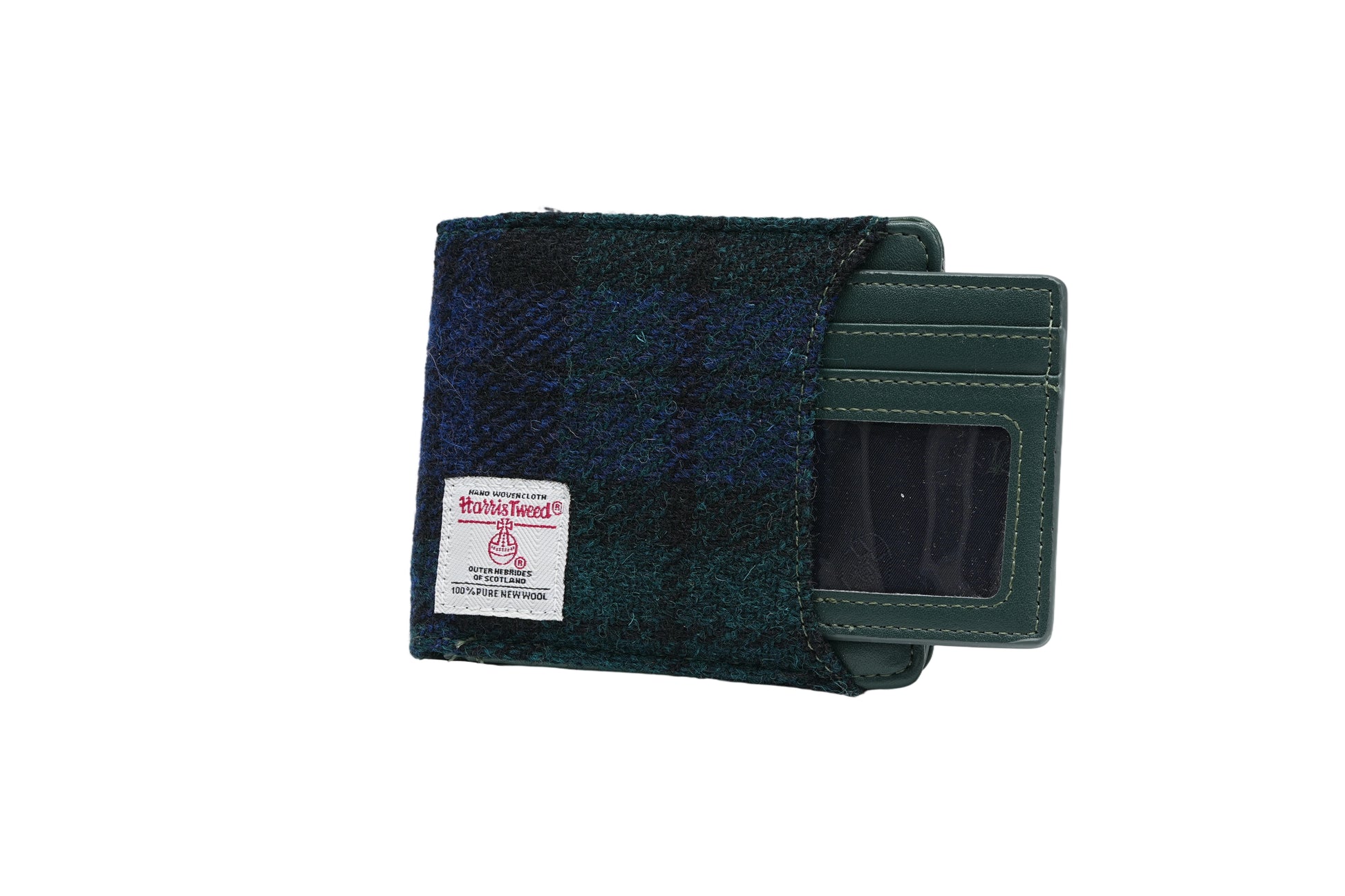 Raebury Harris Tweed Bifold Wallet With ID Holder