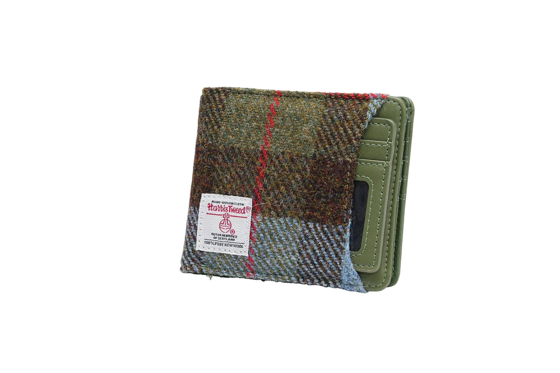 Raebury Harris Tweed Bifold Wallet With ID Holder