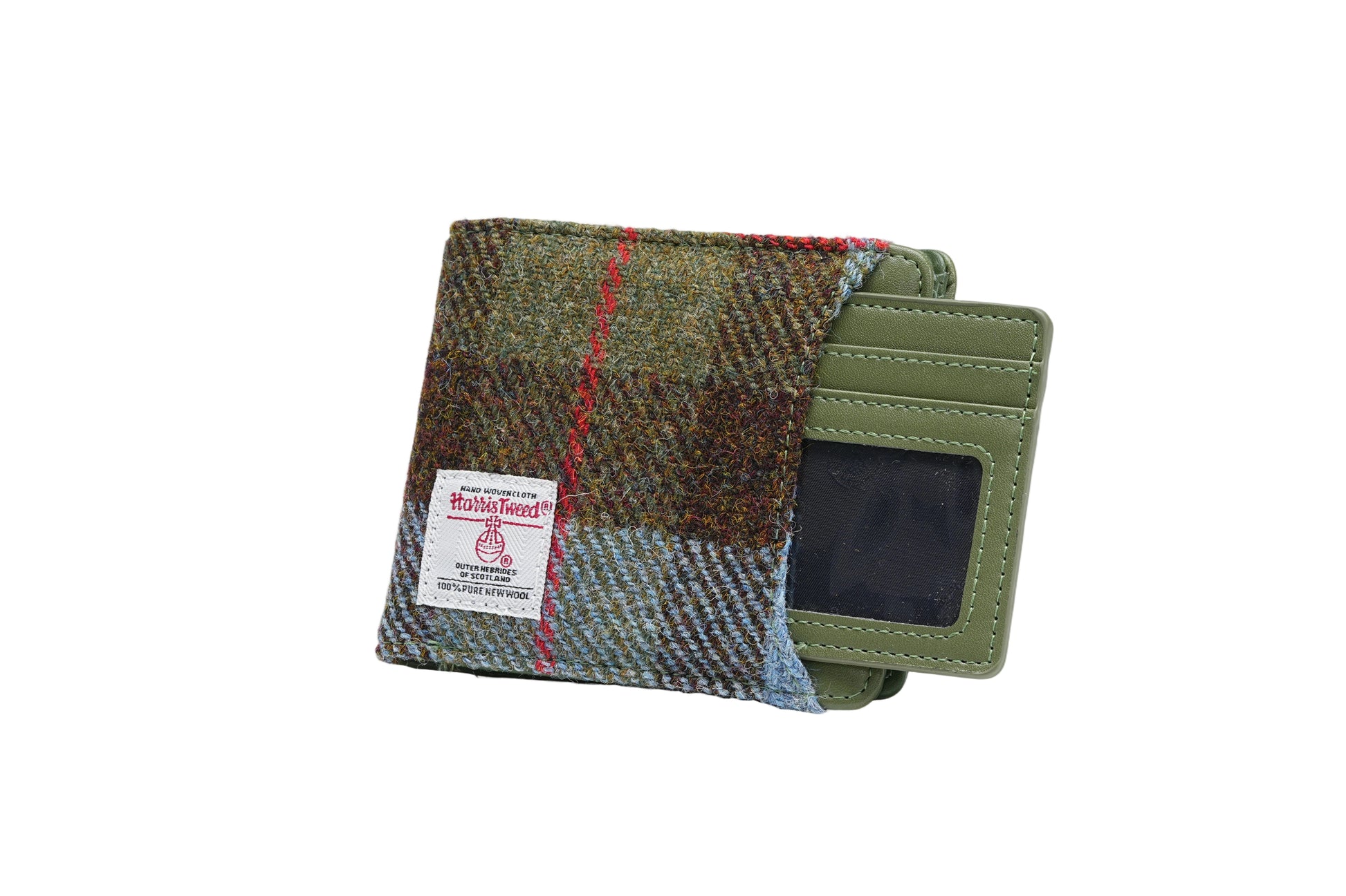 Raebury Harris Tweed Bifold Wallet With ID Holder