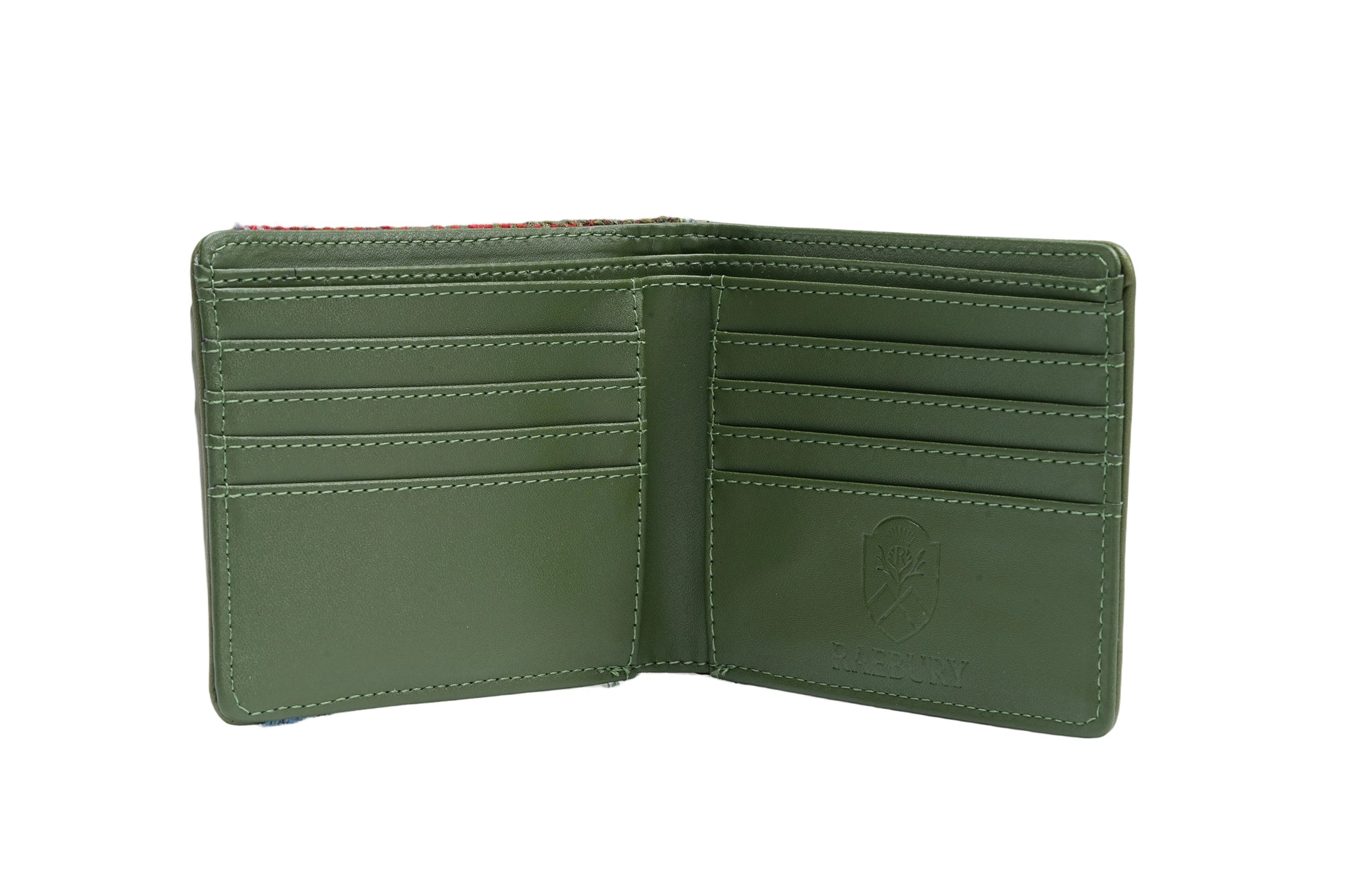Raebury Harris Tweed Bifold Wallet With ID Holder